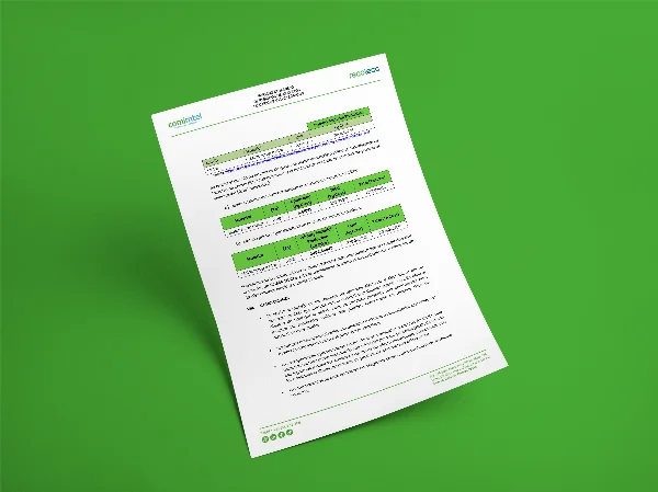 Brindamos el certificado y el informe de trazabilidad